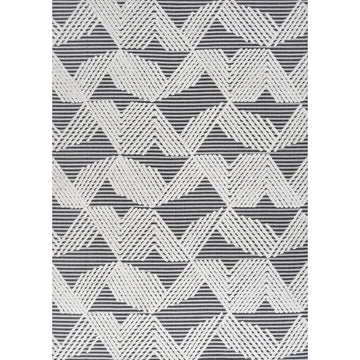 Jazz High-low Pile Art Deco Geometric Indoor/outdoor Area Rug